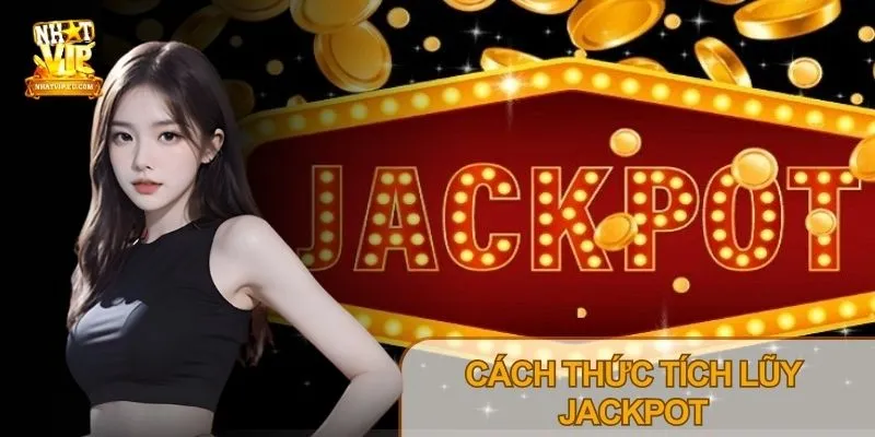 Biểu đồ mô phỏng cơ chế tích lũy Jackpot tại Nổ hũ Nhatvip