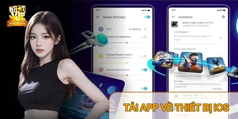 Người dùng iOS chỉ cần vài bước đơn giản để cài đặt app Nhatvip