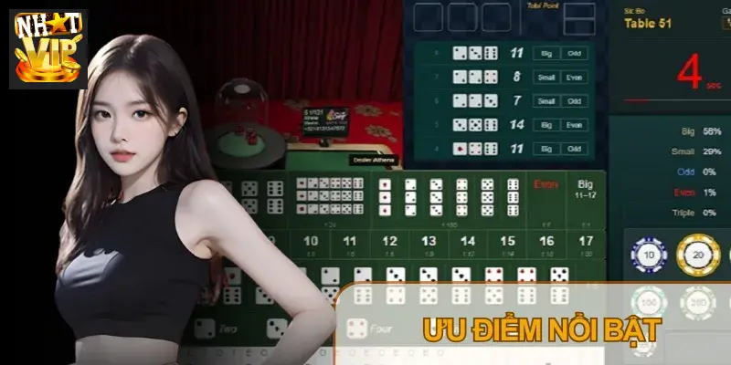 Giao diện Tài Xỉu Nhatvip trực quan với bảng soi cầu chi tiết